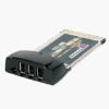 Startech 3PORT FIREWIRE CARDBUS CARD W/VIDEO DV EDITING SW & CABLE FOR PC 400 MBPS