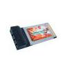 Iogear 3 Port 6-pin Firewire-400 PCMCIA (Cardbus) Card - with Showbiz