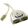 Cables to Go PT AUTH USB to 2-PT SRL DB9 AD