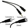 Cables to Go 6ft 3.5mm stereo extension m/f