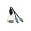 Cables to Go 5m DVI Dual Link 3-in-1 KVM Cable