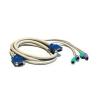 Cables to Go 15FT PS2 KVM 3-IN -1 CABLE 1-HD15M 1-HD15F 4-PS2M