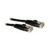 Cables to Go 7FT CAT5E BLACK UTP PATCH CABLE MOLDED SNAGLESS