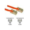 Cables to Go 5FT CAT5E ORANGE CROSSOVER PATCH CORD NO BOOTS
