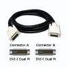Cables to Go Display cable - DVI-I (M) - DVI-I (M) - 6.6 ft