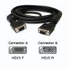 Cables to Go 100 ft hd15 vga male to female ext cable w/ ferrites