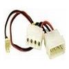 Cables to Go 6IN INT POWER ADAPTER SPLITTER 3PIN FAN MALE TO 4-PIN PASS-THRU