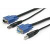 Startech 6FT USB & VGA 2-IN-1 KVM SWITCH CABLE PC/MAC TO USB KVM