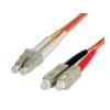 Startech .com 2m Lc-sc 50/125 Micron Fiber - Optic Multimode Cable