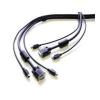 Startech 3-In-1 KVM Switch Cable - 10 ft