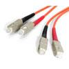 Startech 1M SC-SC M/M Fiber Optic Multimode Duplex Network Patch Cable