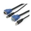 Startech 10FT USB & VGA 2-IN-1 KVM SWITCH CABLE PC/MAC TO USB KVM