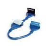 Startech 24in blue round ide dual hard drive cable ata 133