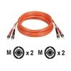 Tripp Lite 6FT CABLE MMF ST ST DUPLX 62.5/125