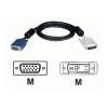Tripp Lite 6FT DVI CABLE DVI MALE TO HD15M