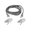 Belkin 5FT CABLE PATCH CAT5 UTP 4PR RJ45M GRY SNAGLESS