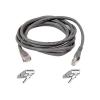 Belkin 10ft cat5e white patch cord snagless