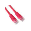 APC 1ft cat5e red patch cord molded snagless