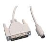 APC 6FT APPLE/HAYES/COMPATIBLE MODEM CABLE DIN8M TO DB25M