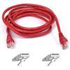 Belkin 7FT CAT5E RED CROSSOVER CABLE SNAGLESS