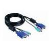 D-LINK 10FT KVM CABLE MALE TO MALE CONNECTOR