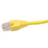 Cables Unlimited 7 ft. yellow cat5 rj45 utp cbl w/boot