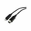 Cables Unlimited firewire cable,6pin/4pin,1394ieee,1meter