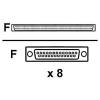 Cisco 8 LEAD OCTAL & 8 FEMALE RS232 DCE CONNECTORS