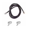 Belkin 15FT CAT5E BLACK PATCH CORD SNAGLESS