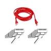 Belkin 25FT CAT5E RED UTP PATCH CORD SNAGLESS D/SHIP