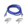Belkin 5FT CABLE PATCH FAST CAT5 RJ45M BLUE SNAGLESS
