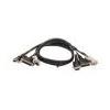 Belkin 2ft daisychain kit for omniview 2-db25m/m 4-hddb15 m/m