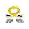 Belkin 3ft fiber optic patch cord sc/sc 8.3/125 smf pvc