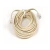 Belkin 12FT MODULAR PATCH CORD RJ11 M/M IVORY