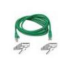 Belkin 50FT CAT5E GREEN UTP PATCH CORD SNAGLESS D/SHIP