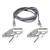 Belkin cat6 rj-45m to rj-45m snagless 20' patch cable, gray