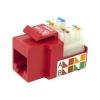 Belkin KEYSTONE RJ45 JACK 4 PR CAT5 T568A & T568B RED