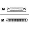 Belkin 12ft ext scsi db25m to cent50m