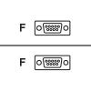 Belkin Serial DB9F to DB9F File Transfer 50' cable