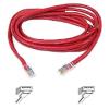 Belkin rj45 cat5e 12' patch cable, red