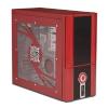 Powmax 702 MATRIX Red ATX Mid Tower Case With Side Panel Window & 450W PSU Model '...