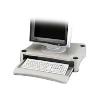 Fellowes desktop keyboard manager/monitor riser, 25w x 16d x 5h, platinum