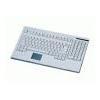 Adesso White Industrial Rack USB Touchpad Keyboard