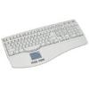 Adesso White Keyboard with Glidepoint Touchpad
