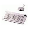 Adesso Wireless Mini Keyboard ACK-573PW - Keyboard - trackball - white